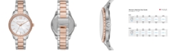 Michael Kors Layton Three-Hand Two-Tone Stainless Steel Watch